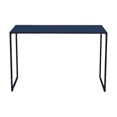 Imagem de Mesa Industrial 120x60cm | Multifuncional p/Escritório/Sala/Café | Cores Branco/Preto/Mel | Suporte 15kg | MDF + Aço(PRETO)