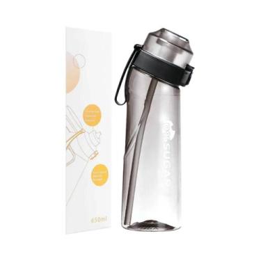Imagem de Garrafa De Água Aromatizada De 650ml Com Cápsulas De Sabor, Copo De Be