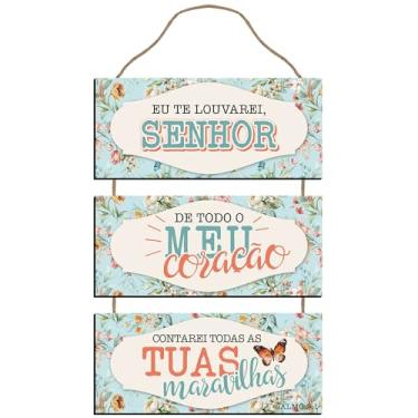 Imagem de PLACA MDF DECOR CORDA EU TE LOUVAREI DHPC3-014 LITOARTE