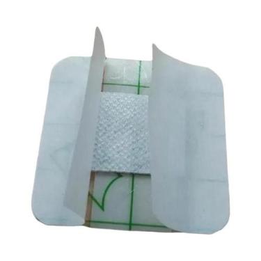 Imagem de Curativo Adesivo Quadrado Impermeável 50/100 Peças Para Primeiros Soco