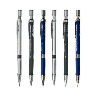 Imagem de Conjunto De Lápis Mecânico 2.0 Mm 2B Com Refil De Grafite Preto Para E