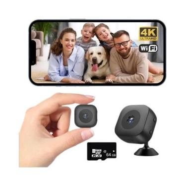 Imagem de Mini Câmera HD WiFi Com Visão Noturna Em Cores, À Prova D'Água, Detecç