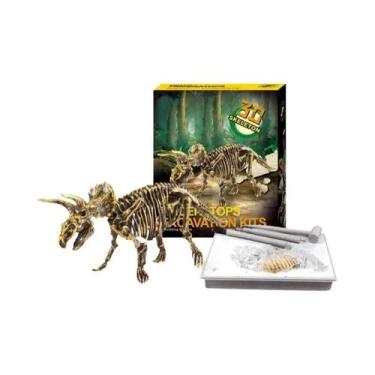 Imagem de Kit De Escavação De Fósseis De Dinossauro Para Crianças, Conjunto De B