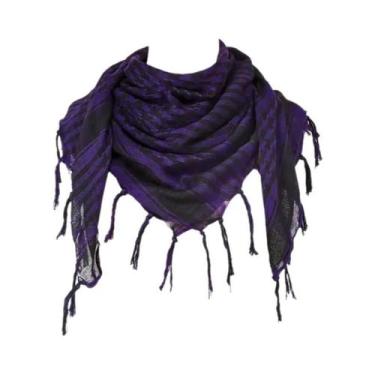 Imagem de Lenço Tático Unissex Keffiyeh Shemagh Para Proteção De Cabeça E Pescoç