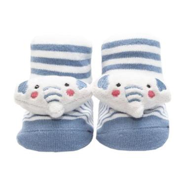 Imagem de Pantufa com Chocalho Estímulo para os Primeiros Passos do Bebê - Cling