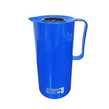 Imagem de Garrafa Bule Térmico Em Plástico Haus Azul 1 Litro Mor, Azul