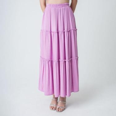 Imagem de Saia susie três marias feminina, Lilás, M, 10 unidades