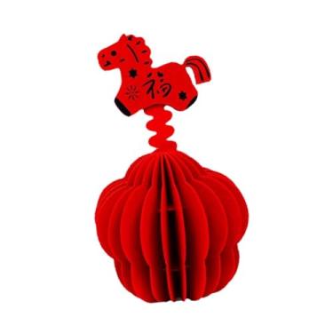 Imagem de MotiveTech Arranjos de mesa para o Ano Chinês, arranjos de mesa em formato de favo de mel para a primavera, a