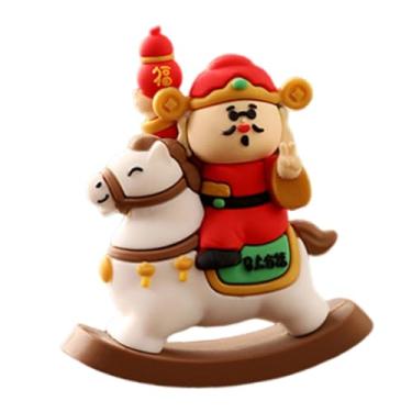 Imagem de Baoblaze Cavalo de balanço, da Riqueza, Ornamento, Pequena Estátua, Decoração de Mesa para Casa, Escritório, Escrivaninha, Ideal para Festas, Sala de, Cavalo Branco