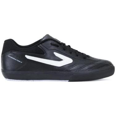 Imagem de Chuteira Futsal Topper Dominator 3 Masculino, 37, Preto, Branco