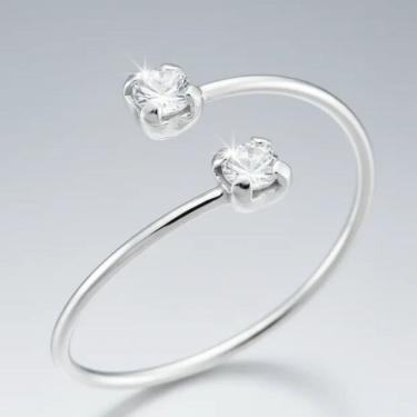 Imagem de Anel prata 925 regulavel falange ponto de luz Pedra Zircônia Fabro Saints