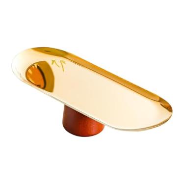 Imagem de Bothyi Bandeja decorativa para penteadeira, organizador de cosméticos, porta-joias, porta-chaves, porta-perucas, porta-joias, porta-maquiagem, porta-chaves, L