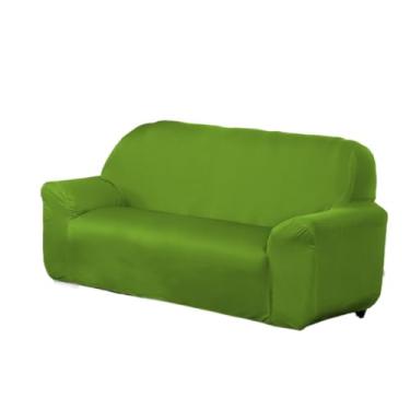 Imagem de Conjunto de três capas para sofá Elegante e encantador capa para sofa de 3 lugares，manta de sofa，capa para sofá 2 e 3 lugares(PISTACHE)