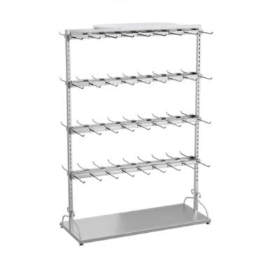 Imagem de Suporte multiuso para meias e prateleira de exibição - joias, chaveiros, chapéus, organizador de brinquedos - ideal para boutique, varejo e mercados de fazendeiros (65 x 40 x 135 cm, cor: D)