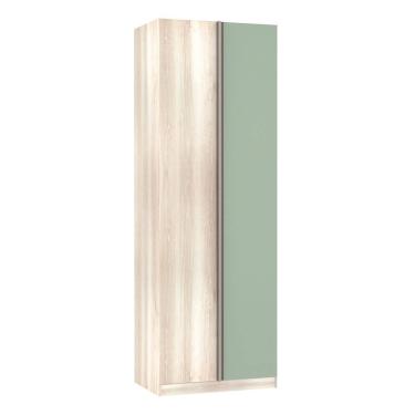 Imagem de Guarda-Roupa Solteiro Luciane Canto Reto Direito E Esquerdo Prime Plus 1 Porta 80 Cm
