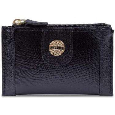 Imagem de Carteira e Porta Moedas em Couro Artlux 8027, Preto