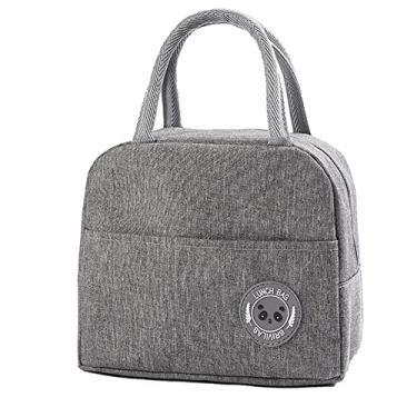 Imagem de Bolsa Térmica Portátil de 6L para Almoço Isolante Reutilizável com Grande Capacidade à Prova Vazamentos Escola Trabalho