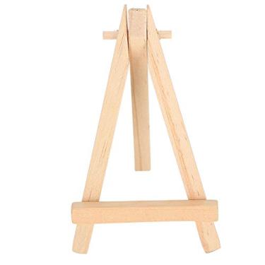 Imagem de Greensen 20 Peças de Cavalete de Madeira, Mini Suporte Em Formato de A Em Pinho, Dobrável para Fácil Armazenamento, Com Perna de Tripé Resistente para Pequenas Telas de 15x10cm, Aula de