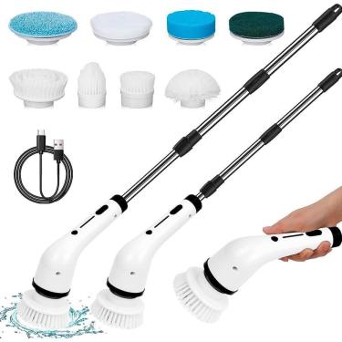 Imagem de Esfregão Elétrico Giratório 360 S/Fio Perfeito Limpeza