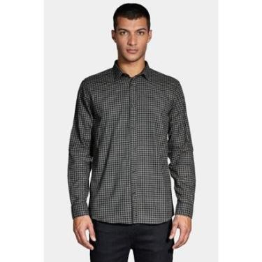 Imagem de Camisa Aramis Manga Longa Regular Flamê Xadrez Verde-Masculino