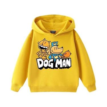Imagem de Moletom Com Capuz Infantil DOGMAN, Roupas De Cachorro Detetive Com Est