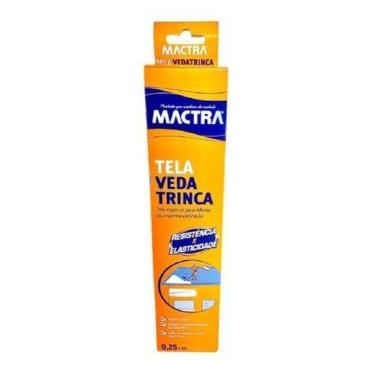 Imagem de Tela Poliéster Veda Trinca 0,25 X 5m - Mactra Laje Fissuras