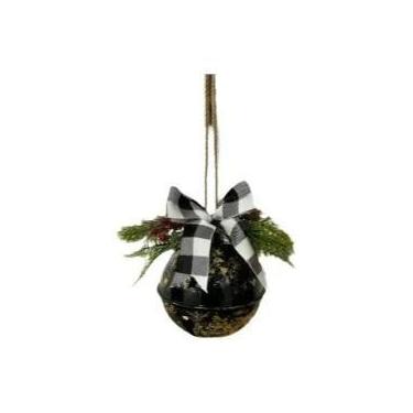 Imagem de Grandes Enfeites De Sino De Natal Com Fitas Para Decoração De Árvore D