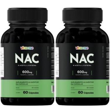 Imagem de NAC 600 mg Vitaease  60 Cápsulas  Suplemento Alimentar, 120 Cápsulas (