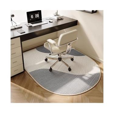 Imagem de Tapete para cadeira de escritório - suporte antiderrapante, fácil de limpar, à prova de som - projetado para pisos de madeira, azulejo e carpete - Tapetes deslizantes para movimento e proteção sem