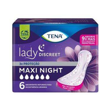 Imagem de Absorvente para Incontinência Urinária Tena Lady Discreet Maxi Night 6un