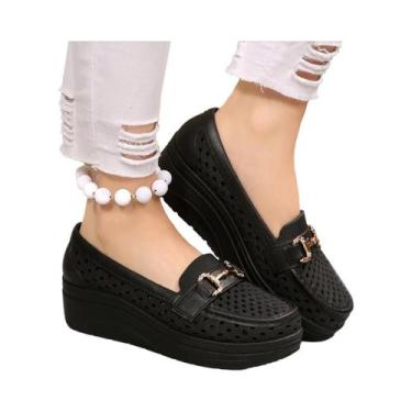 Imagem de Sapatos De Trabalho E Esportivos Femininos De Verão E Primavera, Respi