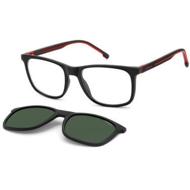 Imagem de Óculos de Sol Carrera Clipon 8918 C BLX 5418 Preto Masculino - Preto - Masculino - Único-Masculino