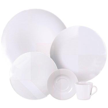 Imagem de Aparelho De Jantar Tramontina Grid Em Porcelana Decorada 20 Peças 96589032