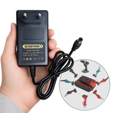 Imagem de Carregador 21V DC 1000mA Bivolt Proteção Térmica p/ Bateria Lítio P4 B