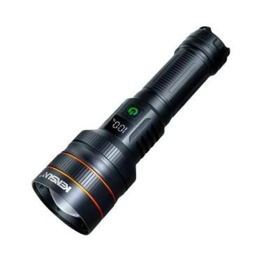 Imagem de Lanterna LED De Alta Potência Com Zoom, Bateria 26650 Integrada, Tocha