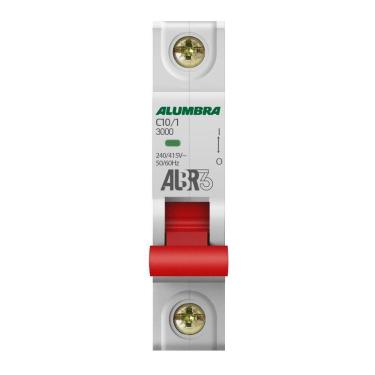 Imagem de Disjuntor Unipolar 1P 10A Curva C Albr3 Alumbra