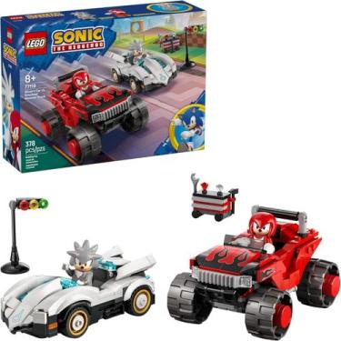 Imagem de LEGO Sonic the Hedgehog - CARRO DO SILVER VS. MONSTER TRUCK DO KNUCKLE