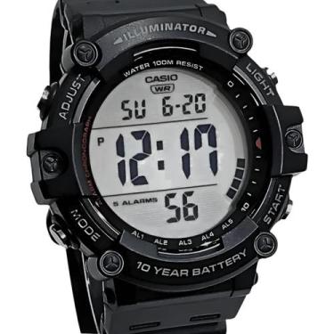 Imagem de Relógio Casio Digital Standard Masculino Preto AE-1500WH-1AVDF