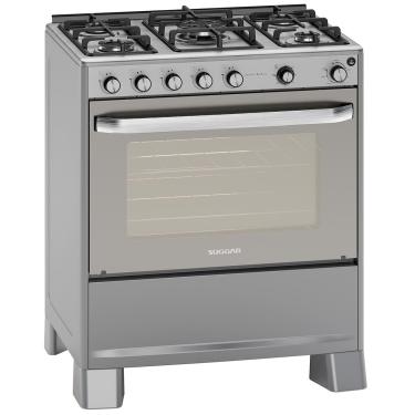 Imagem de Fogão de Piso 5 Bocas Suggar Select Grill Tripla Chama Inox