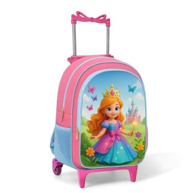 Imagem de Mochila de Rodinhas Infantil Feminina Liz Grande Volta às Aulas - Piku