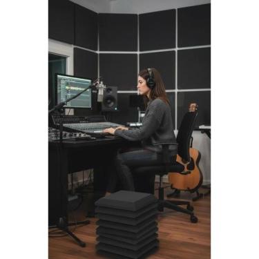 Imagem de 10 Placas Acústicas 50x50x2cm: Som Perfeito! - Congratulations Store