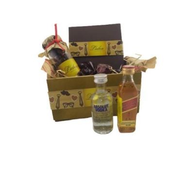 Imagem de Presente Melhor Dia dos Pais Whisky Vodka Chocolate Cachaça - Lieben C