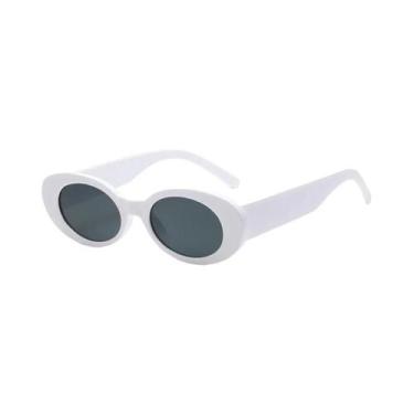 Imagem de Óculos De Sol Retrô Oval UV400 Para Homens E Mulheres, Óculos De Moda 