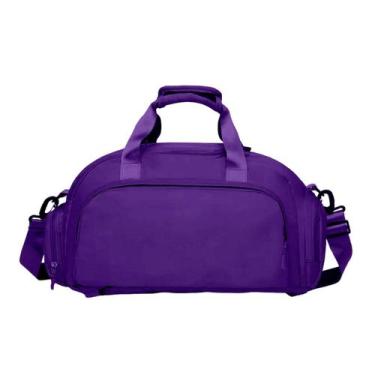 Imagem de Mochila Bolsa Versátil Academia Roxa Resistente Fit Grande - T60