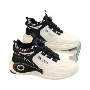 Imagem de Tênis Masculinos Antiderrapantes Com Cadarço, Duráveis, Com Fivela Rot