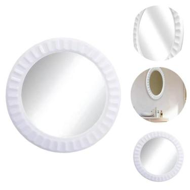 Imagem de Espelho Decoração Redondo Com Moldura Plástico 26,5cm - Fx