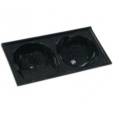 Imagem de Tanque Standart Duplo Com 100x51cm Preto - 500108 - - AJ RORATO