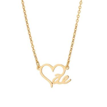 Imagem de Colar Rommanel Com Coração Formando a Palavra Mãe 50cm 531624