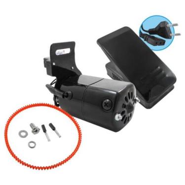 Imagem de Motor para máquina Doméstica 100w Singer Elgin Vigorelli 220v PRETO - 