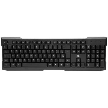 Imagem de Teclado Usb Office Design Ergonômico Plug And Play 1,3m Cabo - 5+, Pre